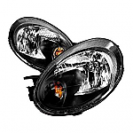 SRT-4 OEM Style Black Housing Headlights